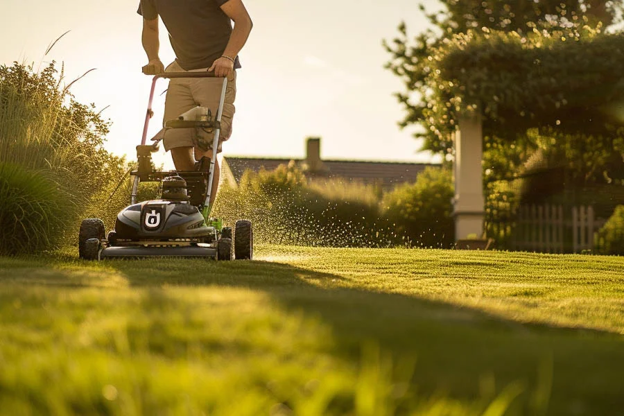 self propelled lawnmower